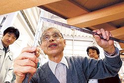 「和の未来」支える８４歳　持田さん、金沢で建築の技「規矩術」伝承