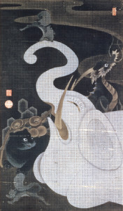 伊藤若冲《白象群獣図》 18世紀　個人蔵  展示期間：4/22～5/10 / WEDGE Infinity